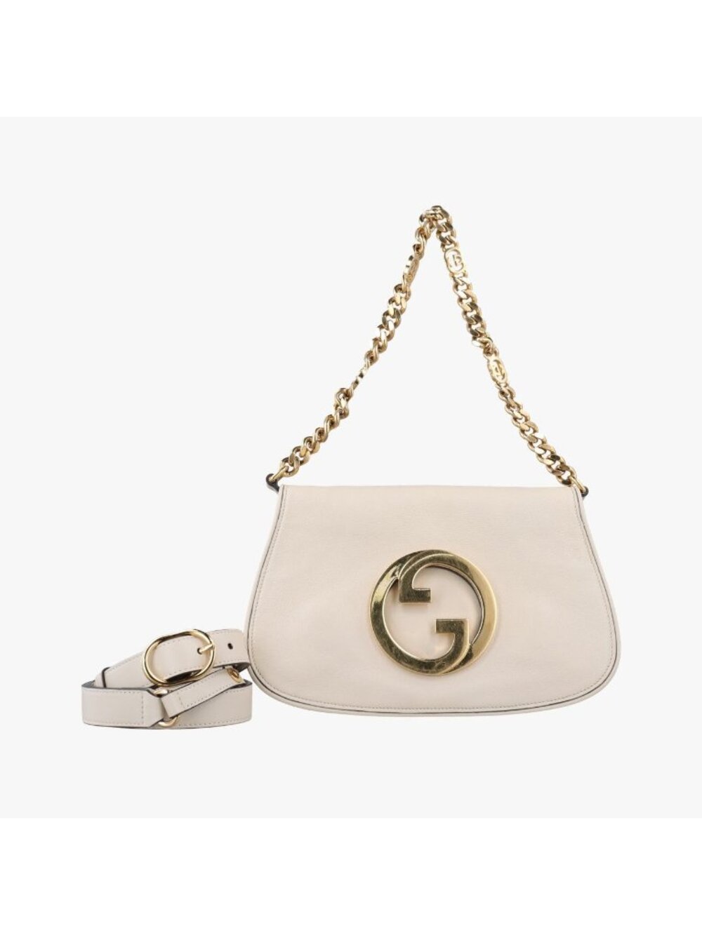 Gucci Blondie Chain White Leather